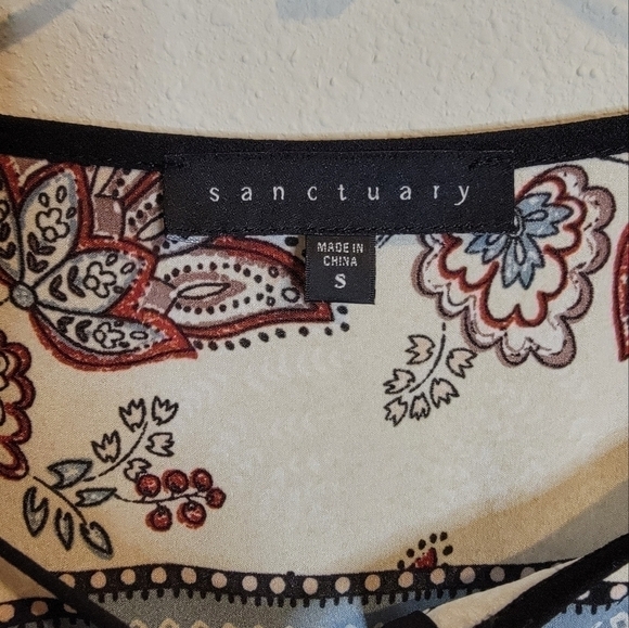 SANCTUARY Boho blouse NWOT - Picture 4 of 9